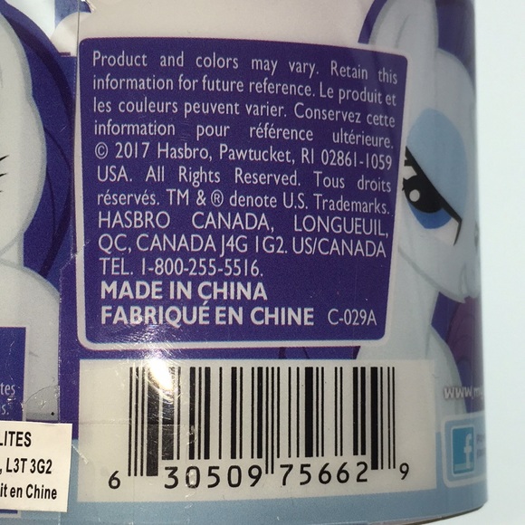 My Little Pony MLP Rarity White Purple Mane & Tail Hasbro New in Package - Picture 9 of 9